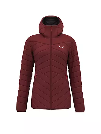 SALEWA | Chaqueta aislante para mujer Brenta RDS Down Hoodie | dunkelrot